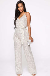 Can't Hide The Shine Sequin Jumpsuit | Dress In Beauty
